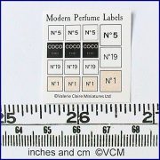 Modern Perfume Bottle Labels