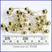 Wired Gold Baubles