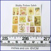 Shabby Perfume Labels