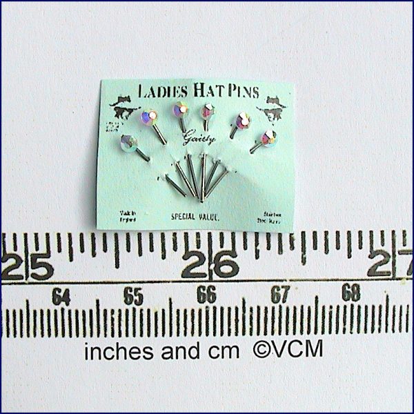 Blue Hat Pin 1