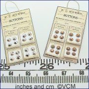 Set of 2 Hanging Noyes Button Card Displays