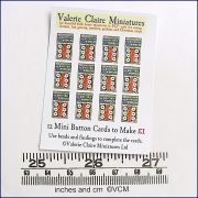 British Buttons Card Kit - Makes 12
