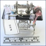 Treadle Machine with Accessories