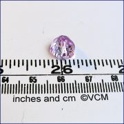 Soft Purple Glass Perfume Bead Bottle