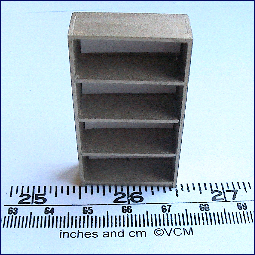 Mini shop shelf unit