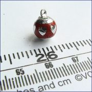 Solid Heart Bauble - Red