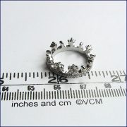 Silver Diamante Crown