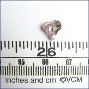 Heart Accessory - Pink Crystal