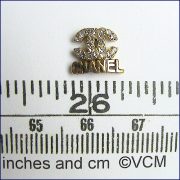 Designer Accessory - Gold Diamante CC on Stand