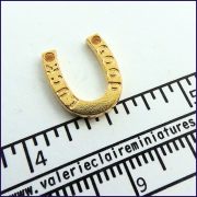Fabulous Gold Horseshoe - Ideal To Add A Hanging Ribbon To!