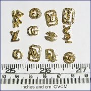 12 Gold Designer Jewellery Findings - Ideal for Jewellery Projects! Set 6