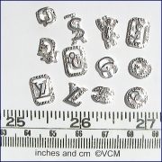 12 Silver Designer Jewellery Findings - Ideal for Jewellery Projects! Set 7