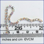 AB Close Cup Crystal Chain